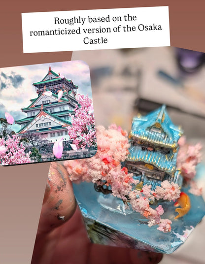 Sakura Castle 55mm Diorama Kanji Chonk
