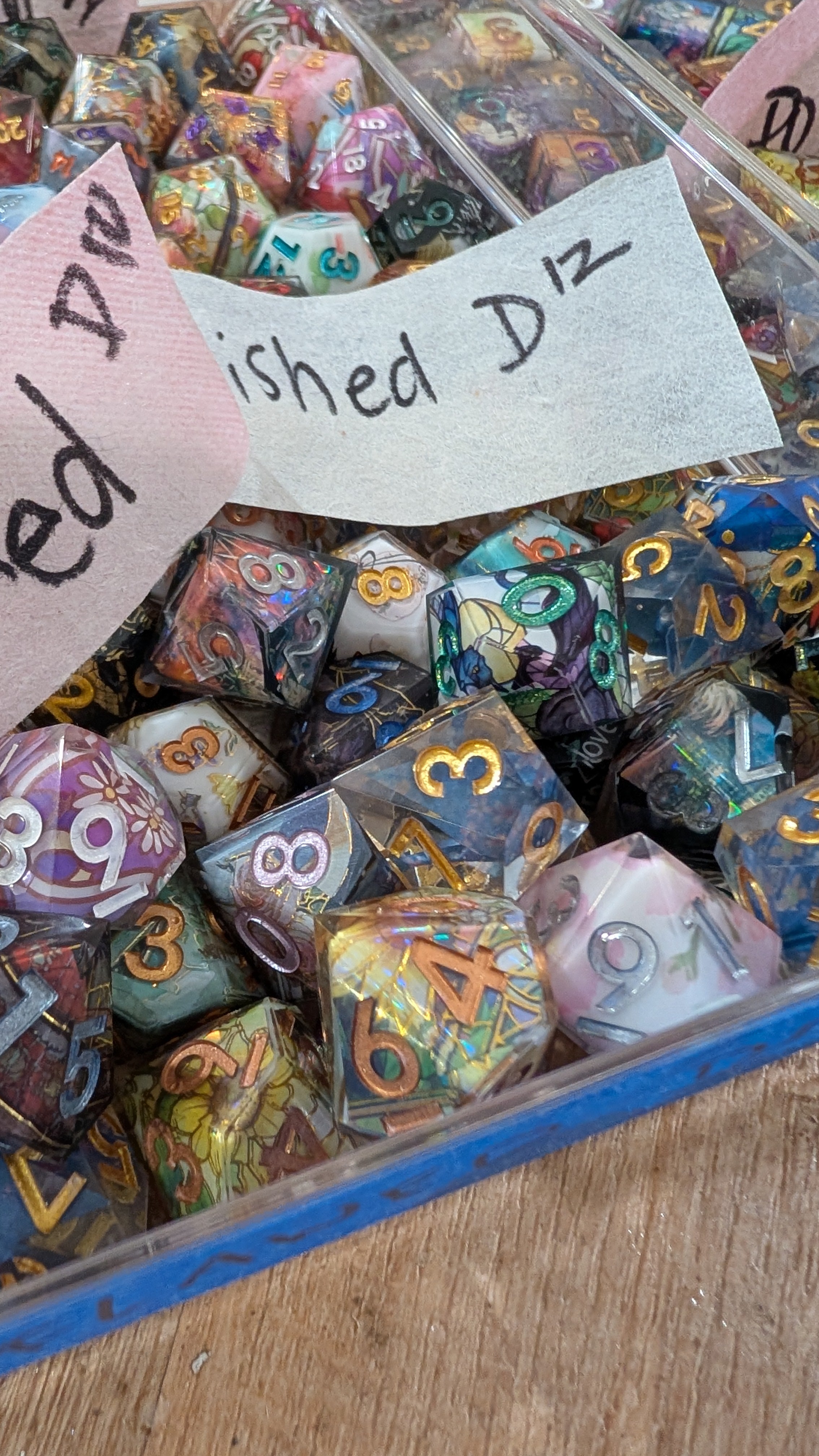 Flawed mystery random 10 dice – RibbonAndKnot