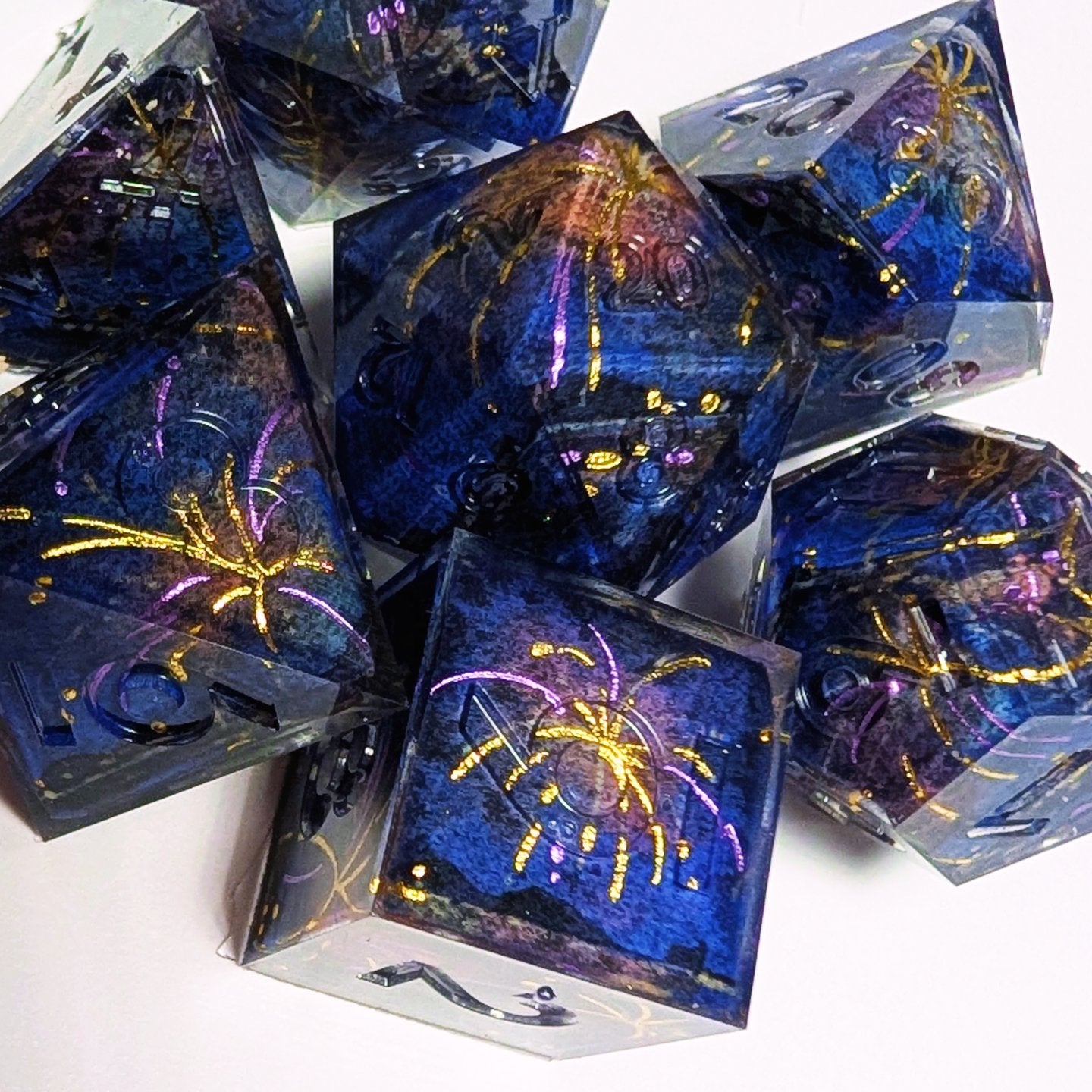 Subtle Fireworks Washi Tape Dice Set