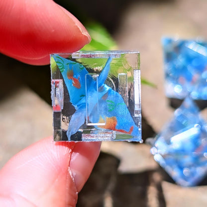 Goldfish Origami Crane Dice Set