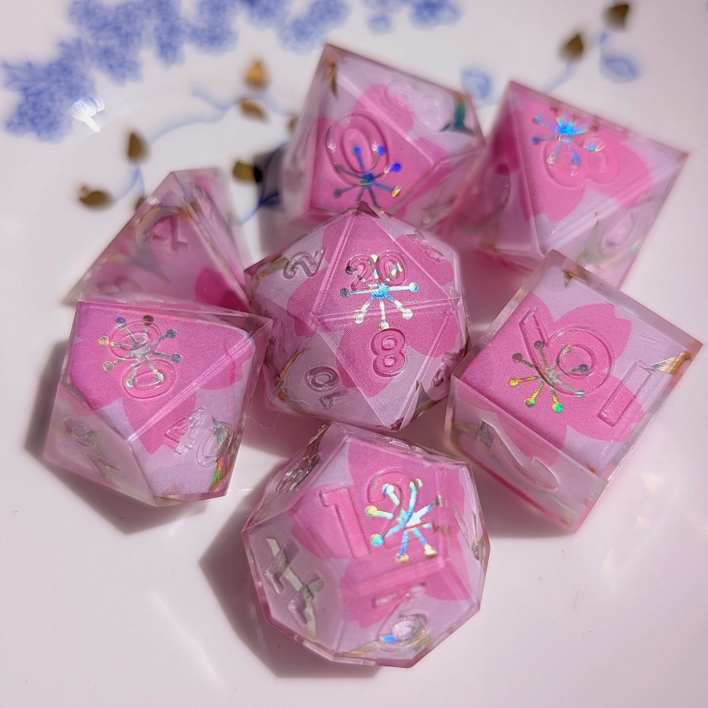 Pastel Moon Washi Tape Dice Set