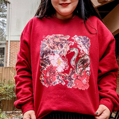 Year of Snake Peony Sweatshirt