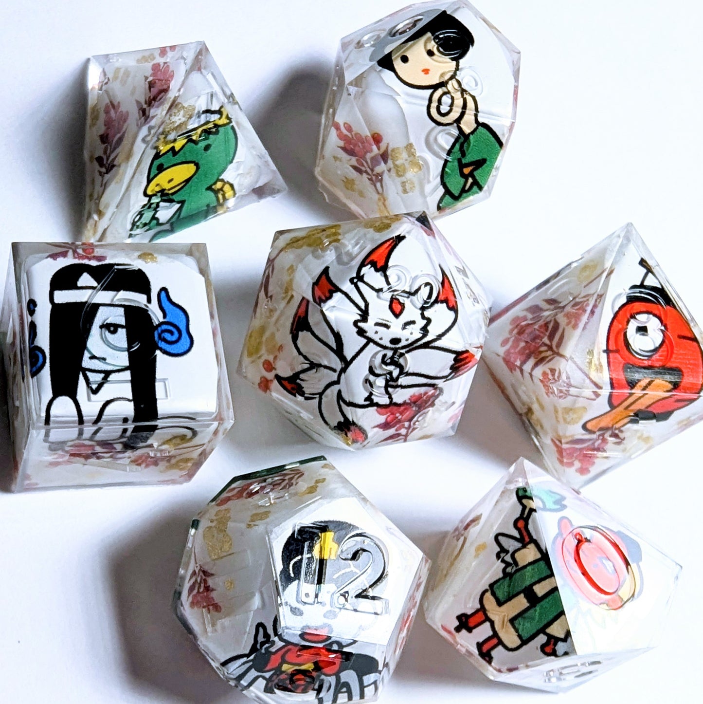 Yokai Assembly Washi Tape Dice Set