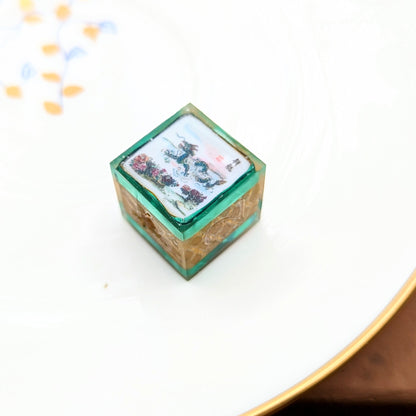 Single D6 Chinese Dragon Golden Washi Tape