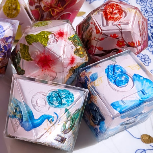 Gems of Spring Washi Tape Dice Set