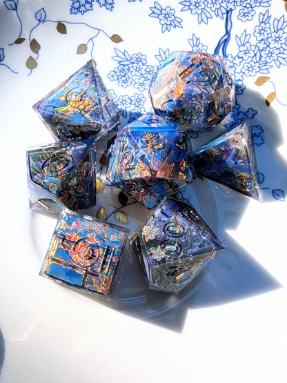 Winter Flower Window Washi Tape Dice Set