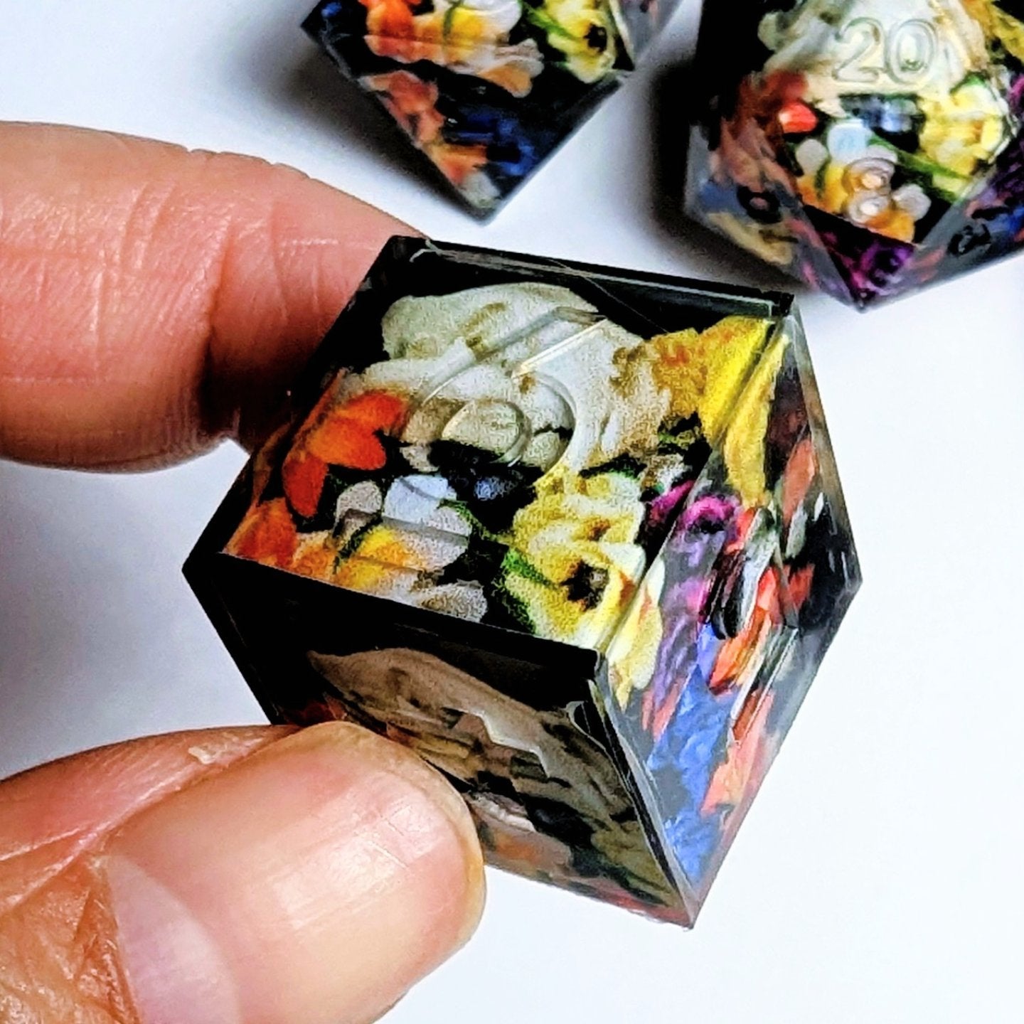 Memento Mori Tigris Bengal Washi Tape Dice Set