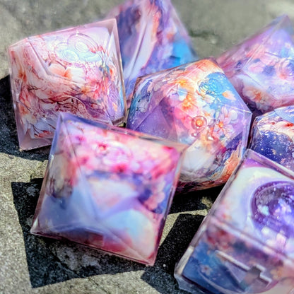 Pastel Moon Washi Tape Dice Set