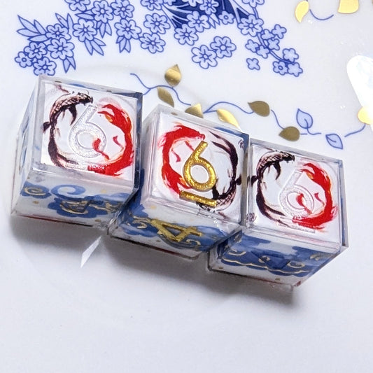 Single D6 in Taichi Koi Fish