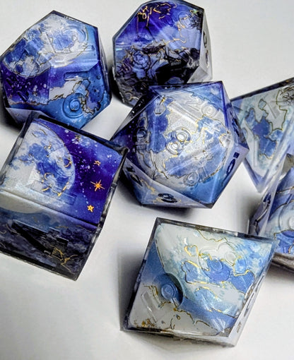 Lunar Winter Washi Tape Dice Set