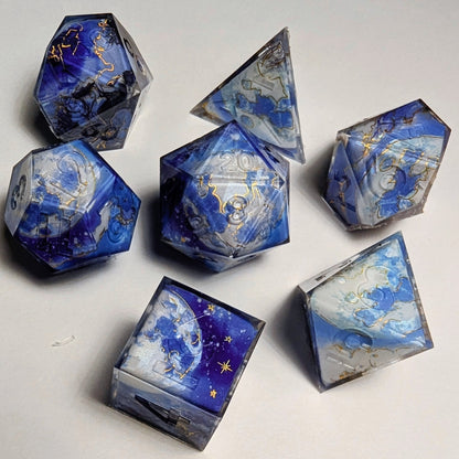 Lunar Winter Washi Tape Dice Set