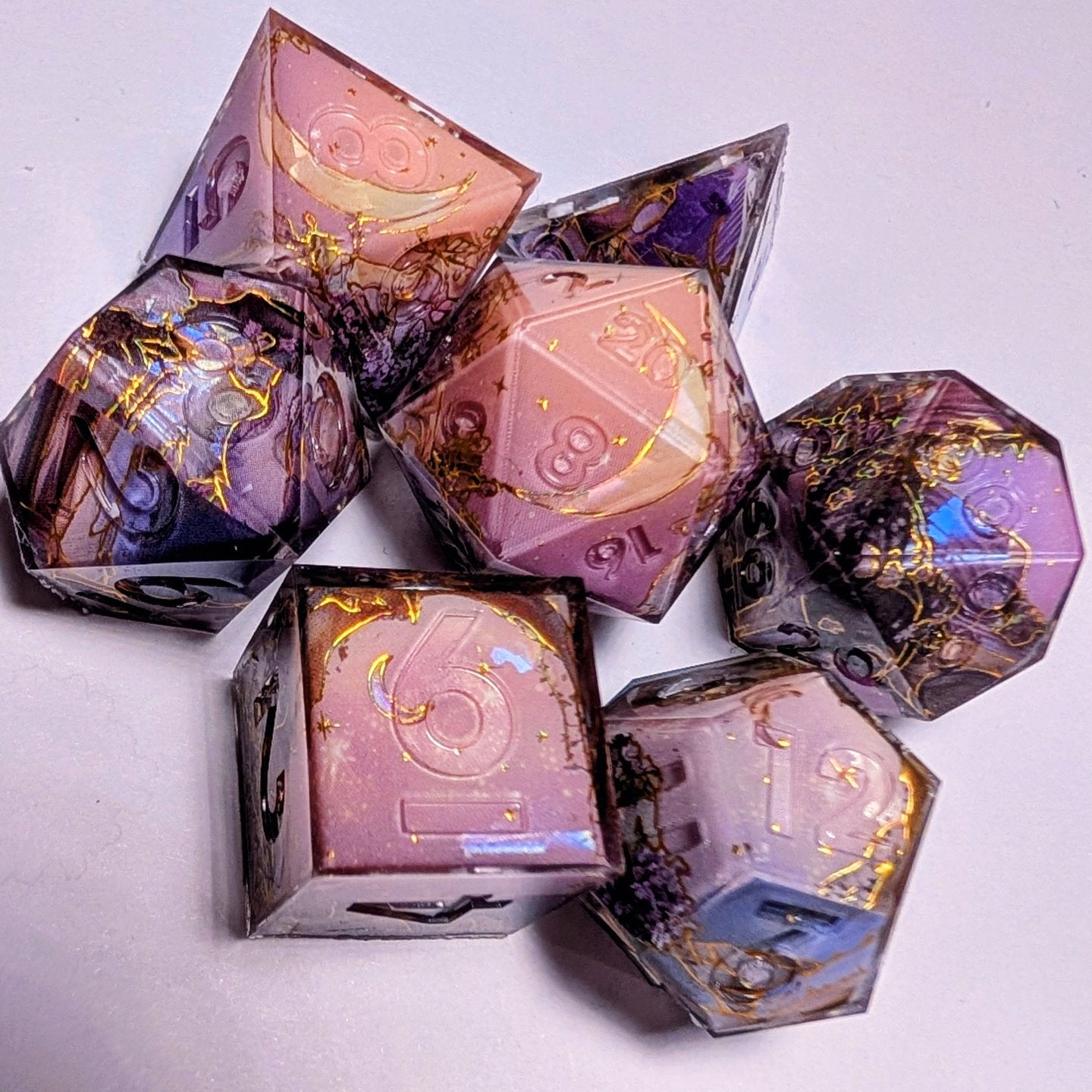 Twilight Sorbet Washi Tape Dice Set