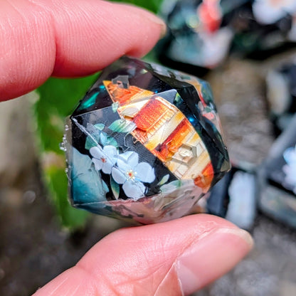 Dark Koi Pond Magic Alt 7pc Dice Set