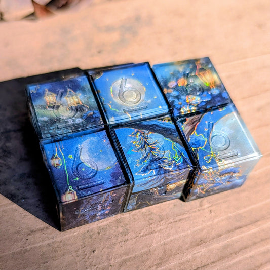 Moonlight Flower 6D6s Dice Set