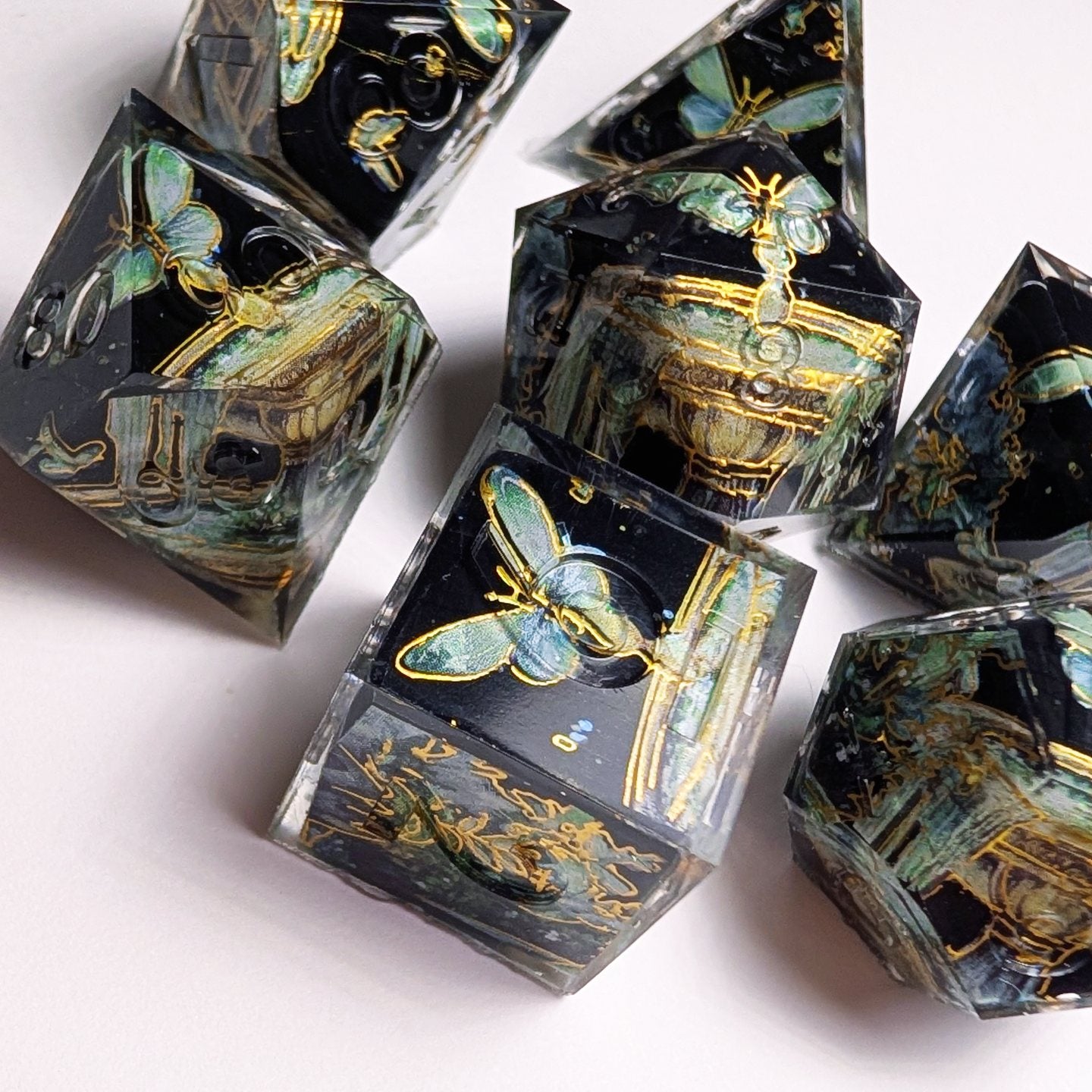 Midnight Flutter Washi Tape Dice Set
