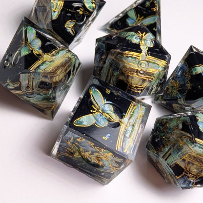 Midnight Flutter Washi Tape Dice Set