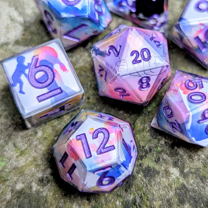 Healing of Past Washi Tape 7pc Dice Set