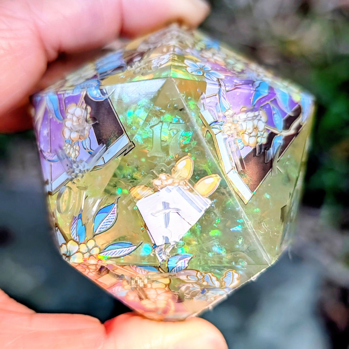 [Minor Flawed] Celestial Blessing 55mm Kanji Chonk D20
