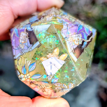 [Minor Flawed] Celestial Blessing 55mm Kanji Chonk D20