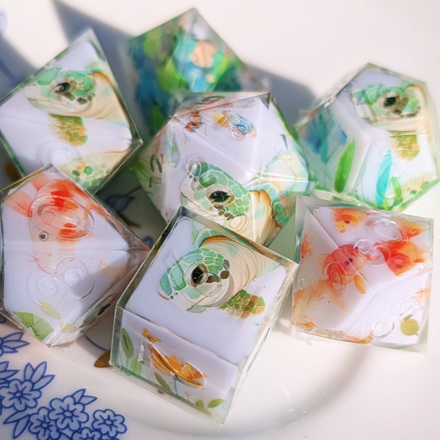 Turtle Pond Washi Tape Dice Set