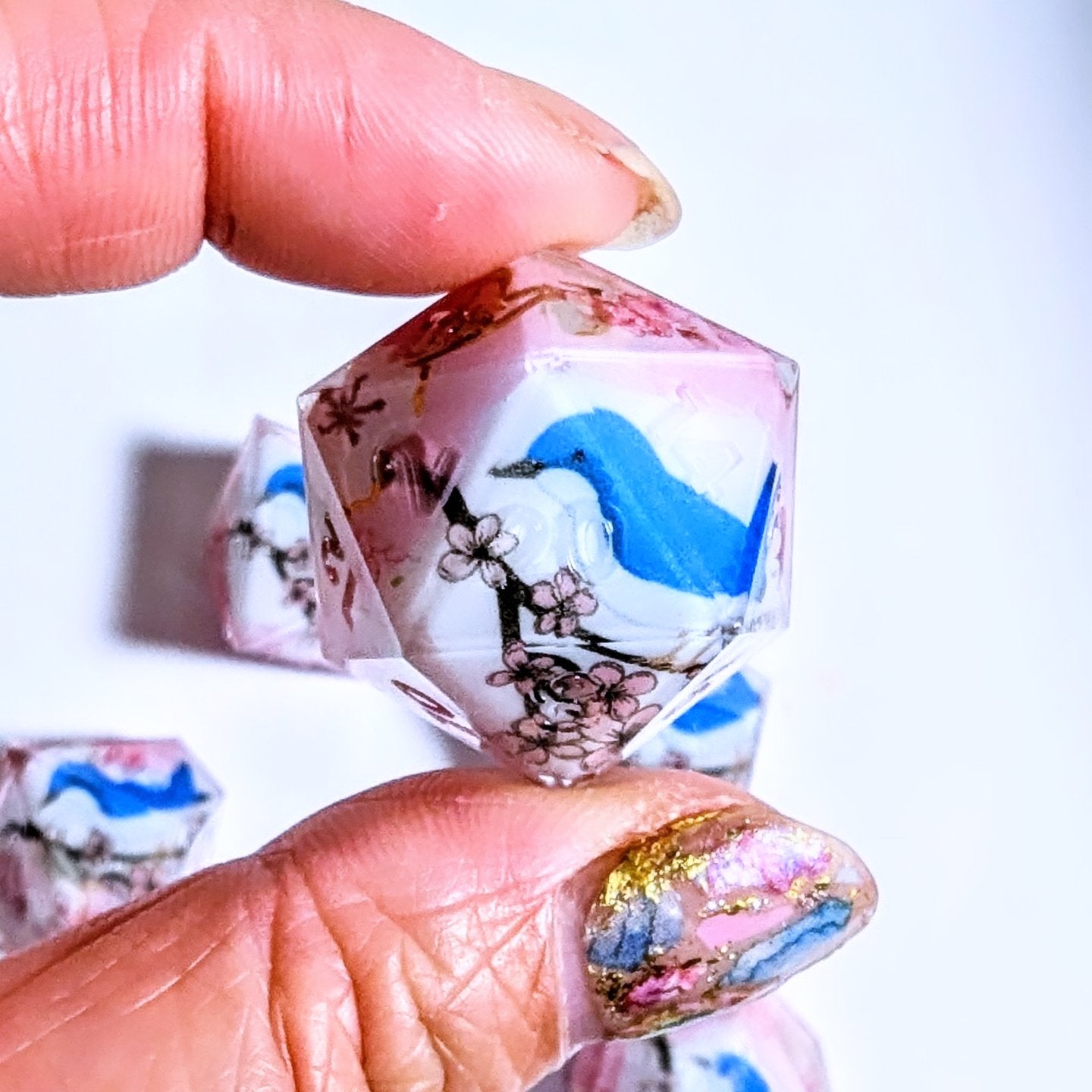 Blue Bird Sakura Dice Set