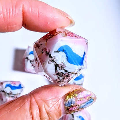Blue Bird Sakura Dice Set