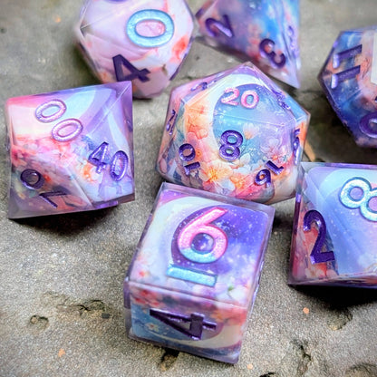 Pastel Jupiter Moon Washi Tape Dice Set