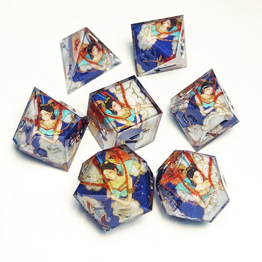 Goddess in the Cloud Washi Tape Dice Set