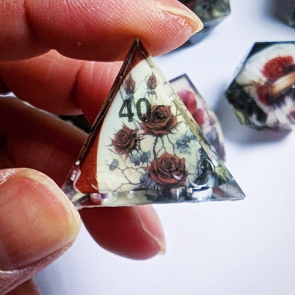 Gothic Rose Washi Tape Dice Set