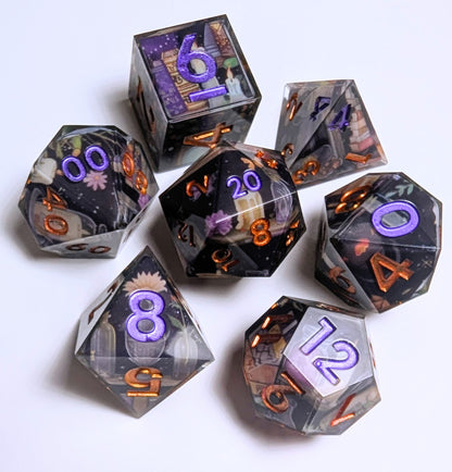 Spell Study Candlelight Washi Tape Dice Set