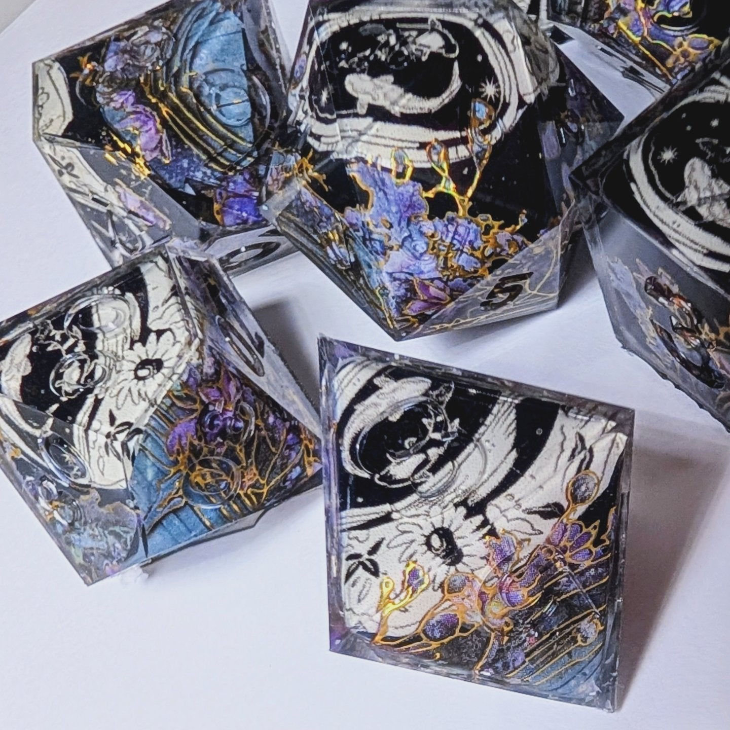 Celestial Oracle Koi Washi Tape Dice Set