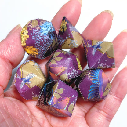 Murasaki Mirror 7pc Dice Set