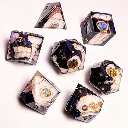 Space Astronaut Washi Tape Dice Set