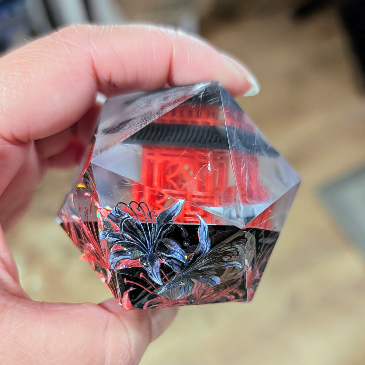 Flawed Spiderlily Temple 55mm Diorama Kanji Chonk