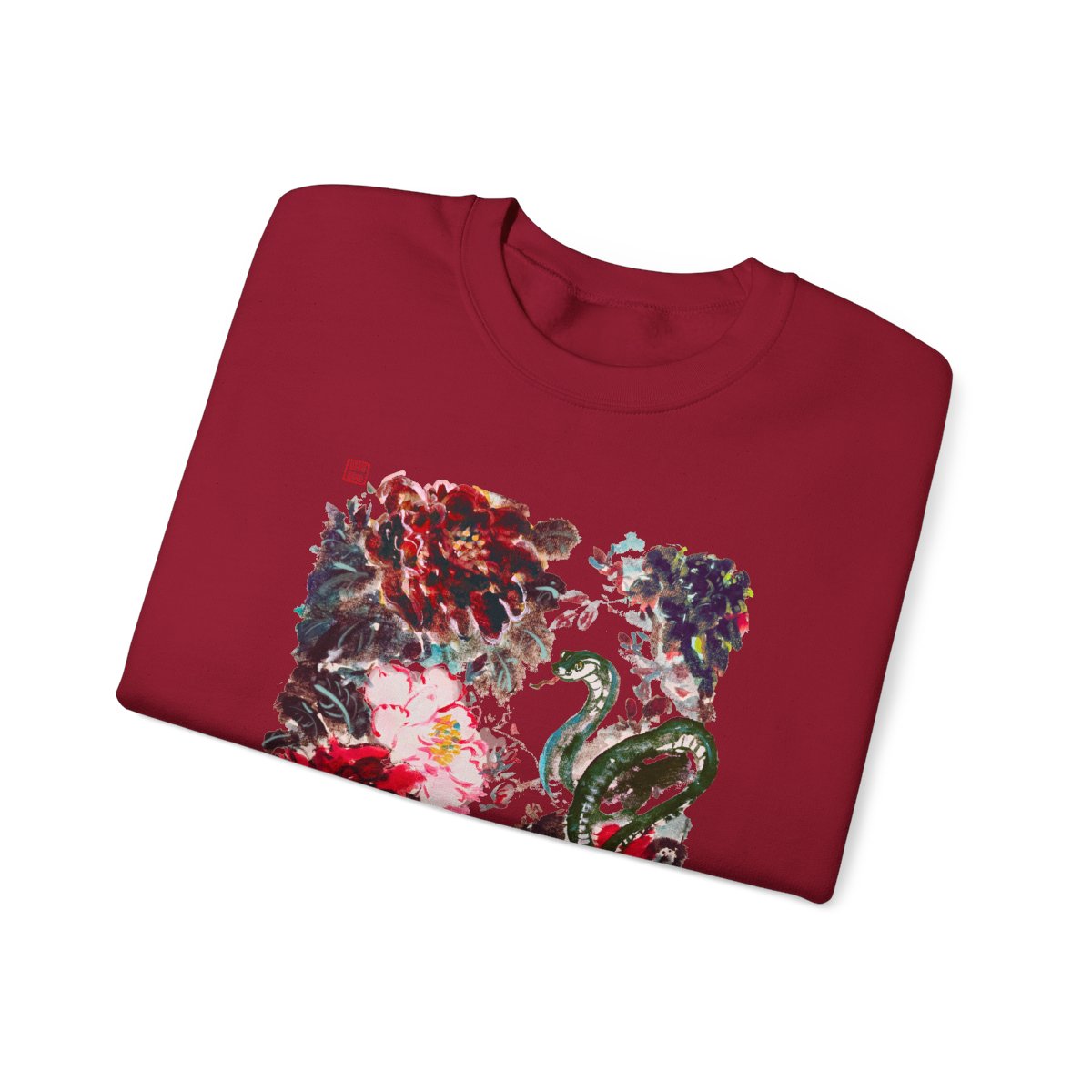 Year of Snake Peony Sweatshirt