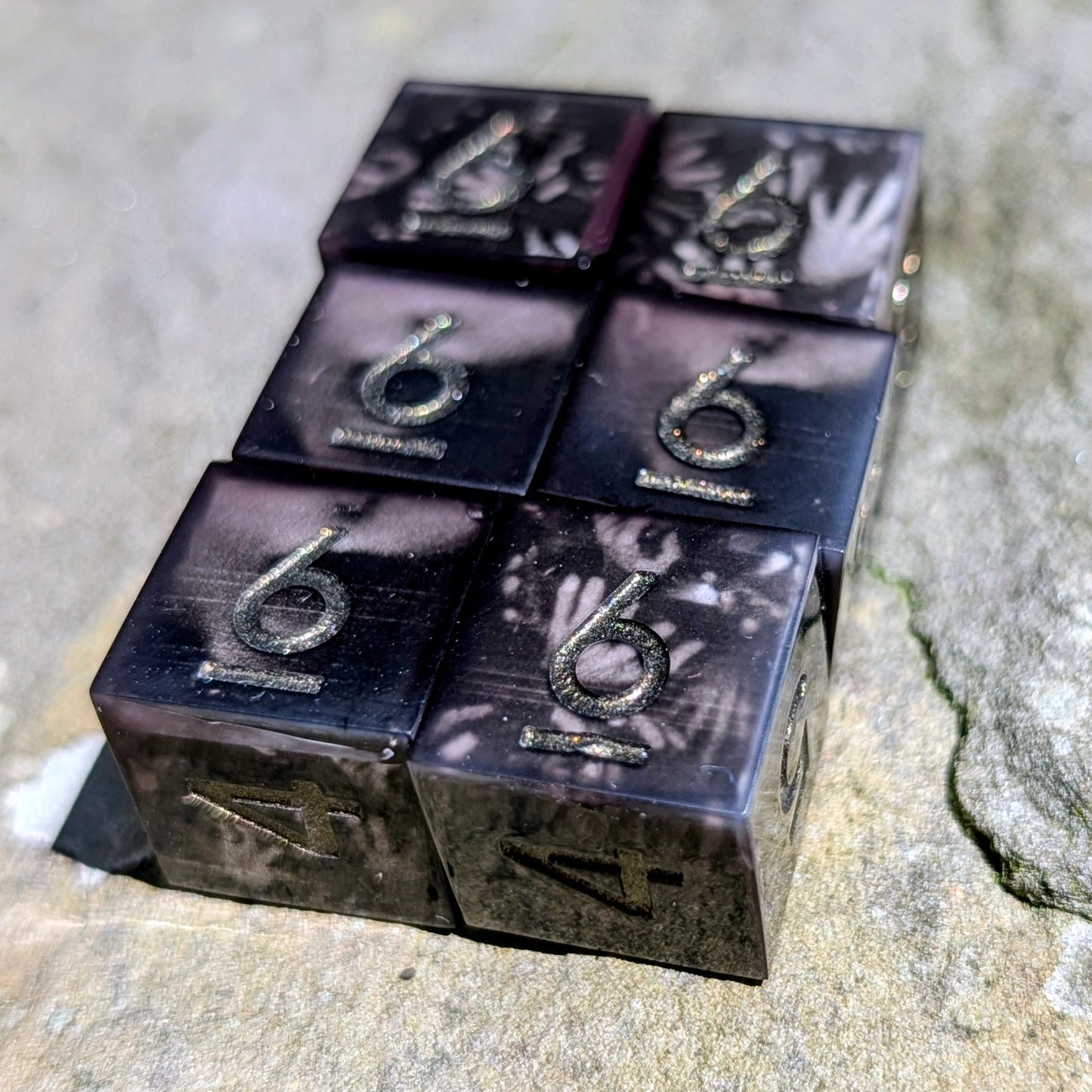Disappearing Horror Temperature Activated 6D6 Dice Set