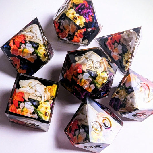 Memento Mori Tigris Bengal Washi Tape Dice Set