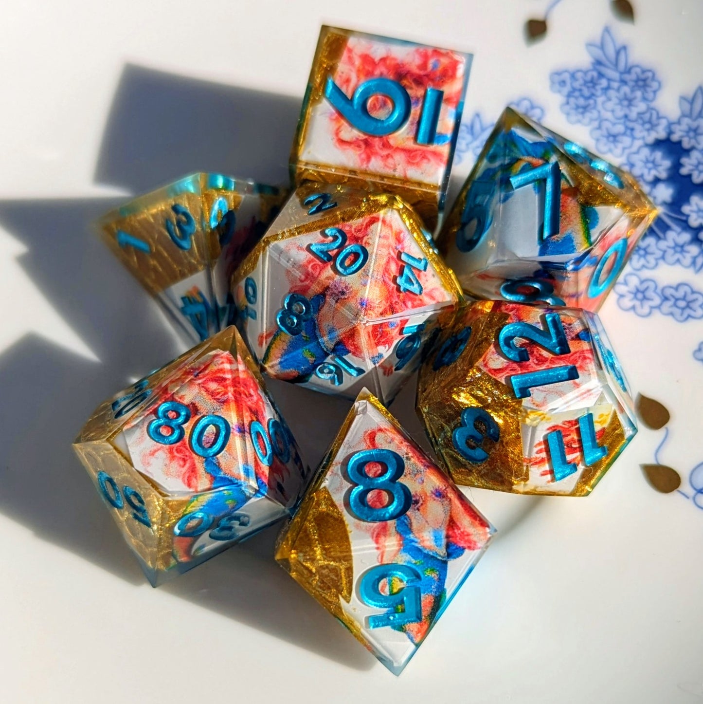 Mermaid and Sunken Treasure Washi Tape Dice Set