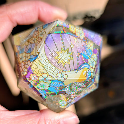 [Minor Flawed] Celestial Blessing 55mm Kanji Chonk D20