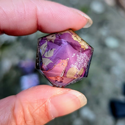 Murasaki Mirror 7pc Dice Set