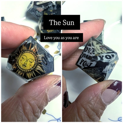 Tarot Card Self-Love Washi Tape Dice Set