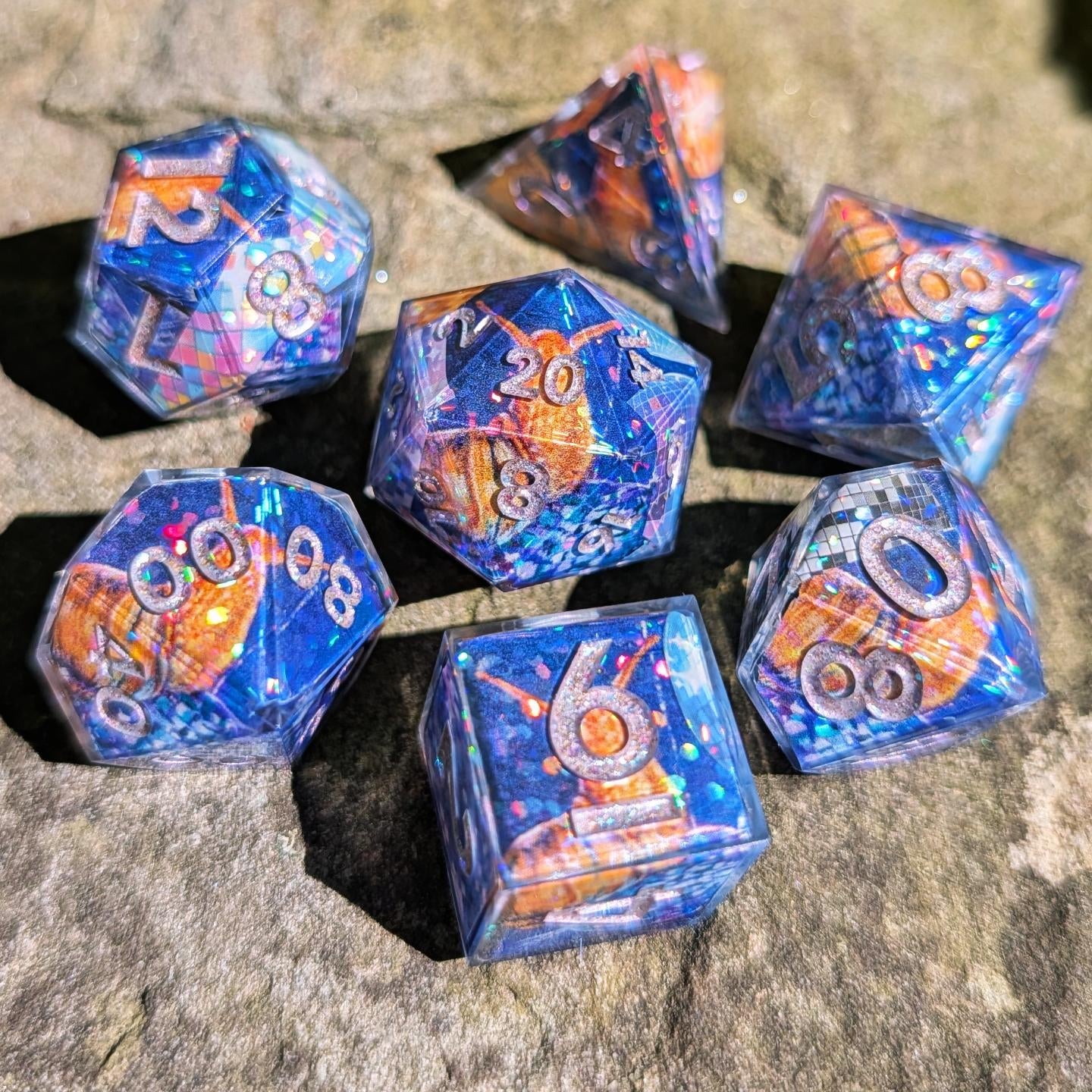 Disco Snail Washi Tape Dice Set
