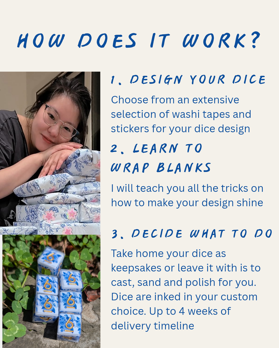 Make Your Own Custom Dice – In-Person Workshop
