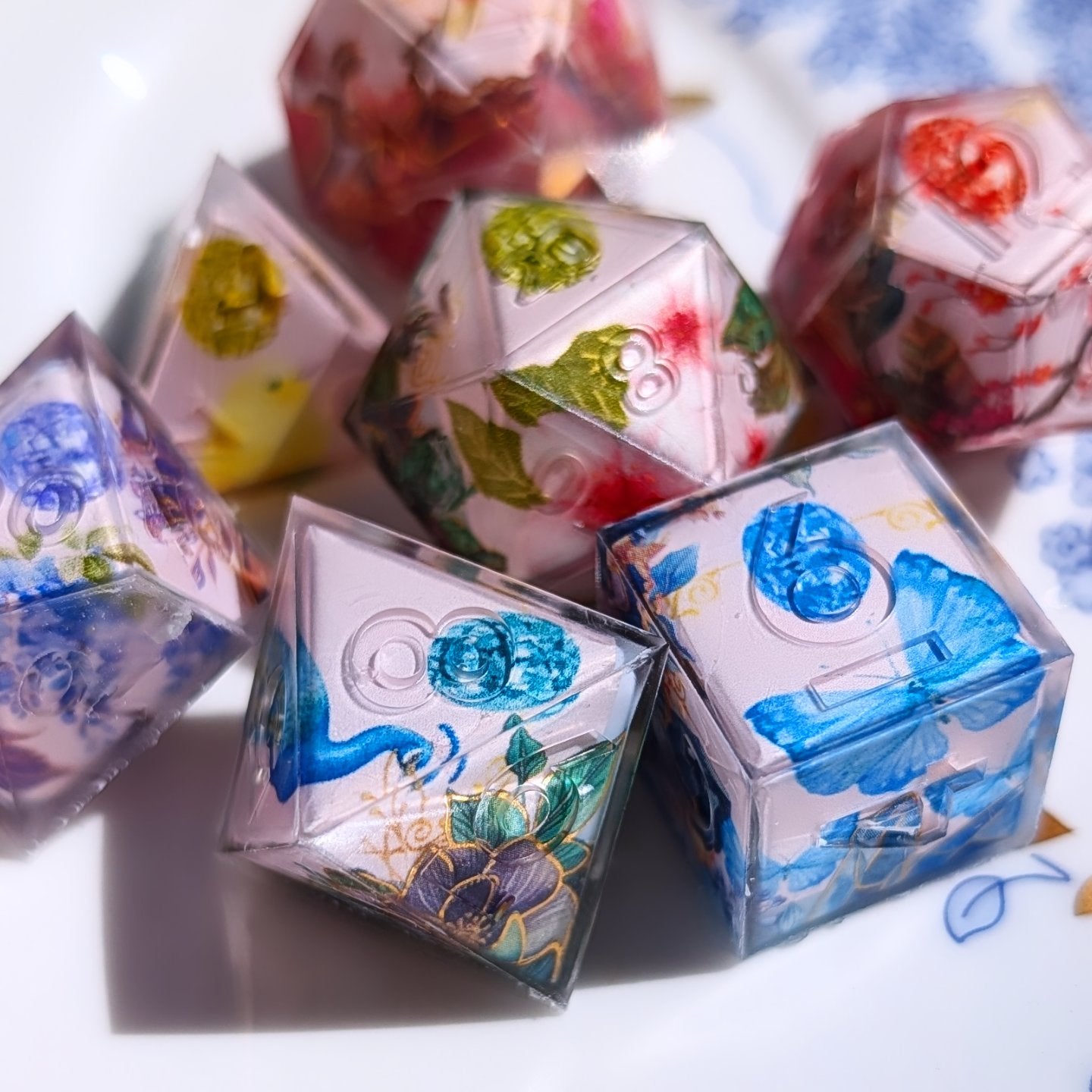 Gems of Spring Washi Tape Dice Set