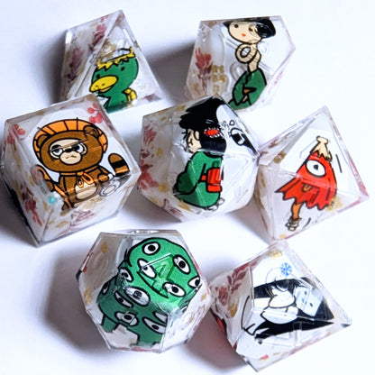 Yokai Assembly Washi Tape Dice Set