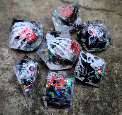 River of Lost Souls Alt Shaped Clear Tape Dice