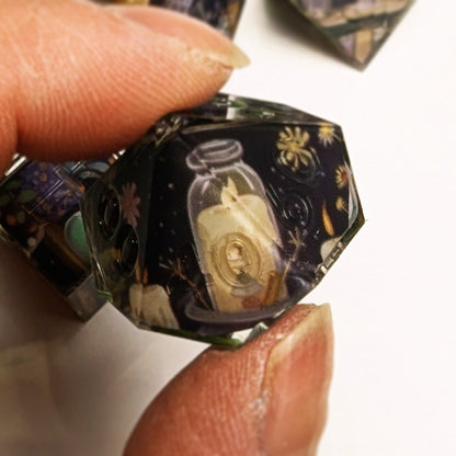 Spell Study Candlelight Washi Tape Dice Set