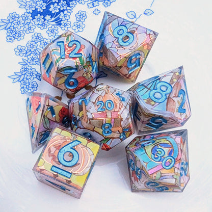 Stained Glass Fall Favorites Washi Tape Dice Set