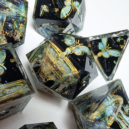 Midnight Flutter Washi Tape Dice Set