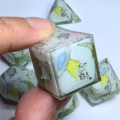 Alien Abduction Washi Tape Dice Set